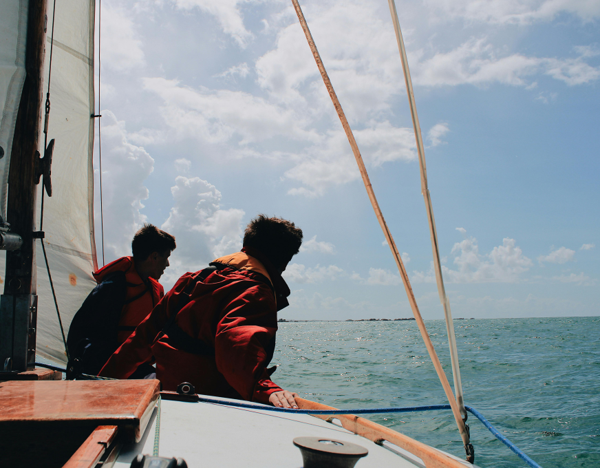 Sailing as part of a Pelagus recovery programme