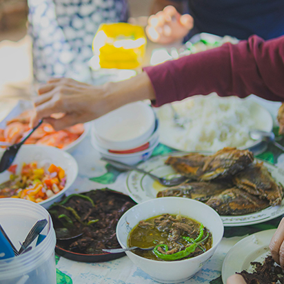 Fresh, nutrition-focused meal prepared at a Pelagus retreat