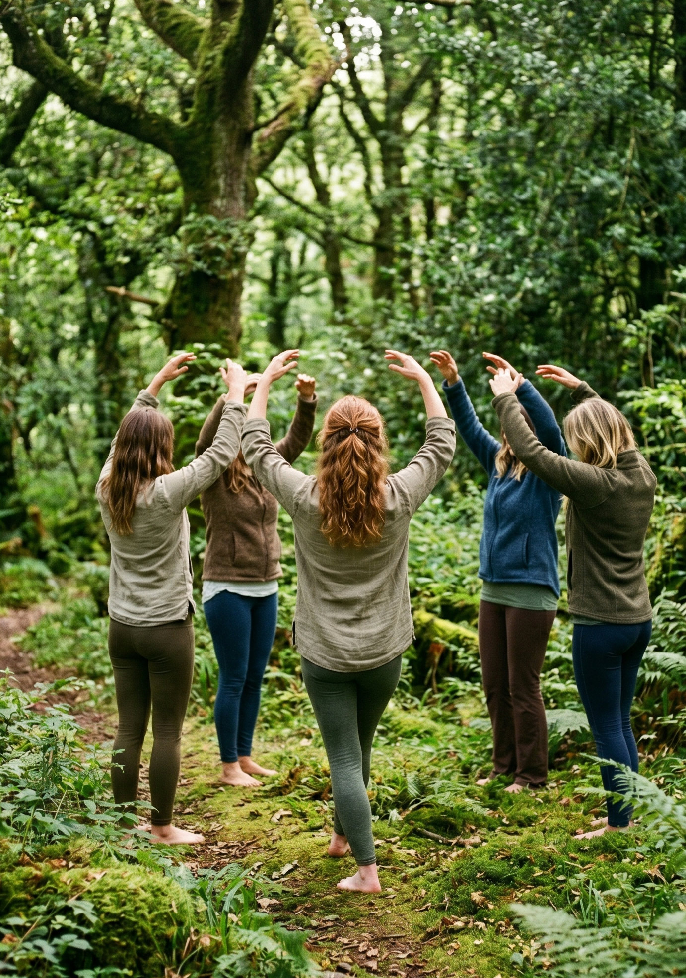 Qi Gong session at a Pelagus recovery retreat