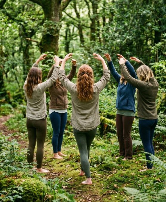 Qi Gong session at a Pelagus recovery retreat